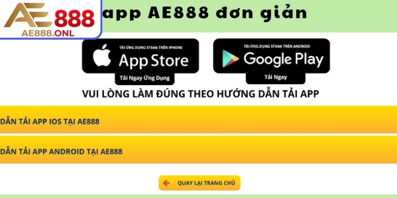 Tải App AE888 1 Việc tải app AE888 là giải pháp tối ưu cho người dùng khi truy cập hệ thống
